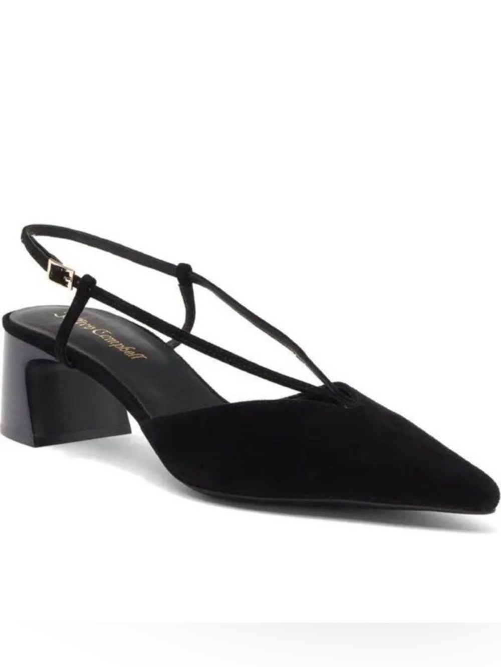 JEFFREY CAMPBELL Annemarie Slingback Pumps in Black Size 6
